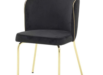 Luxus Esszimmerstuhl Stuhl Sessel Sitzer 1 Sitz Clubsessel Esszimmer Schwarz