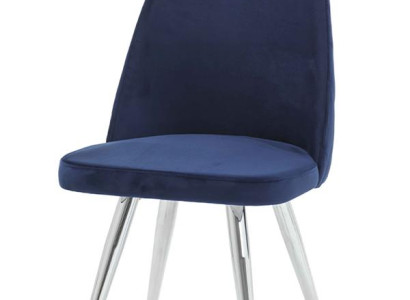 Luxus Esszimmer Stuhl Blau Stuhl Sessel Sitzer 1 Sitz Clubsessel Esszimmer