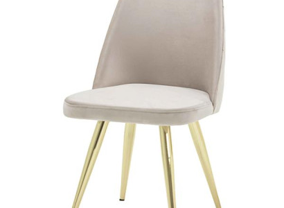 Modern Esszimmerstuhl Beige Stuhl Sessel Sitzer 1 Sitz Clubsessel Esszimmer