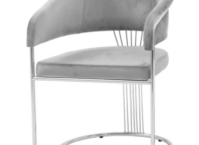 Esszimmer Modernen Stuhl Grau Luxus Designen Lehnstühle Möbel Hochwertig