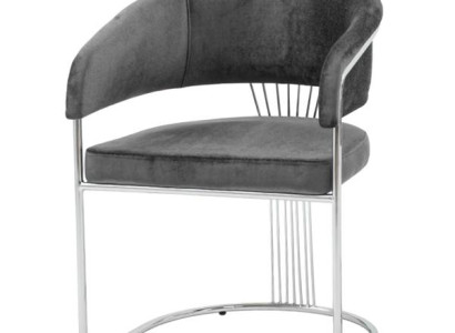 Esszimmer Luxus Stuhl Grau Modernen Designen Lehnstühle Möbel Hochwertig