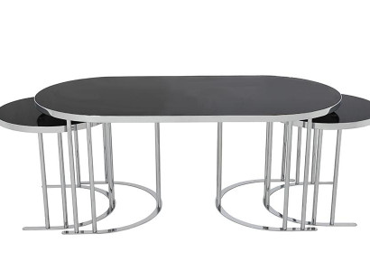 Set 3x Couchtisch Kaffeetisch Beistelltisch Designer Wohnzimmertisch Tische