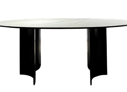 Esstisch Küche deluxe Möbel Holztisch Tisch Esszimmer Modern Ovaler Esstische