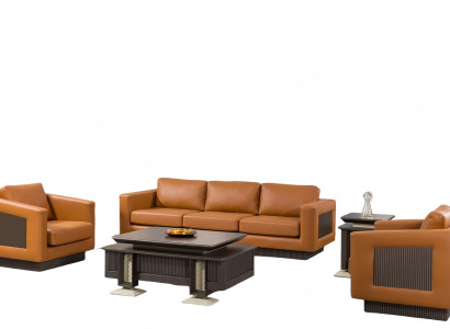 Leitungsbüro Möbel Luxus Büroeinrichtung Komplettes Sofa Sessel Couchtisch 4tlg