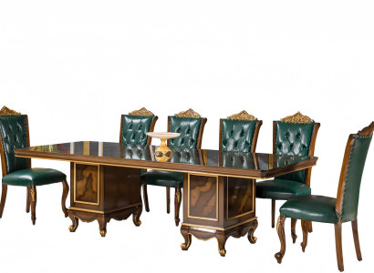 Esstisch Tisch Besprechungstisch Tische Essgarnitur Meeting Sessel  7tlg