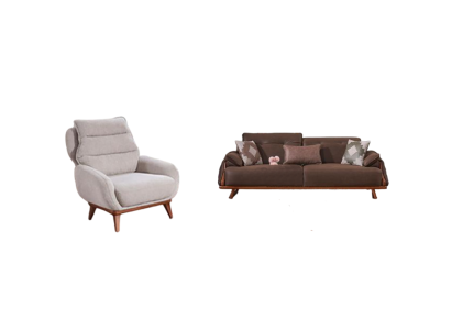 Sofa Polstergarnitur Wohnzimmer Sessel Couchgarnitur Polsterset Couch Garnitur