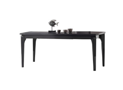 Esszimmer Esstisch Schwarz Tisch hölzern Küchentisch Küche Moderne Möbel Luxus