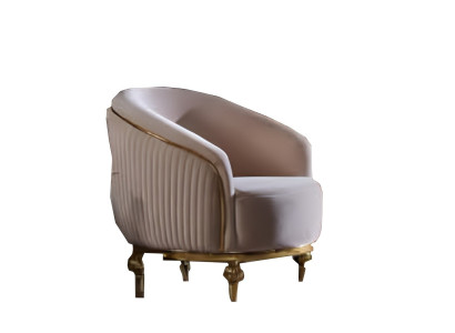 Sessel Arbeitsstuhl Bürostuhl Wohnzimmer Bürosessel Arbeitszimmer Beige Möbel