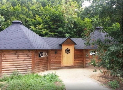 Skandinavische Grillhütte Freizeitkota Grillhüttenhaus Grillpavillon Holzhaus