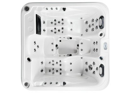 Whirlwanne Whirlpool Relaxpool Outdoor-Spa Massagebad Hot Tub 200x200 cm