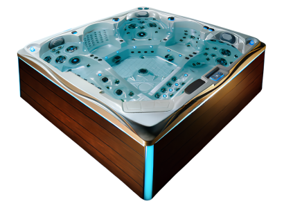 Sprudelbad Whirlwanne Whirlpool Außenwhirlpool Hydromassagewanne 230x230cm