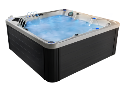 Hydromassagewanne Whirlpool Whirlwanne Außenwhirlpool Sprudelbad 210x210 cm