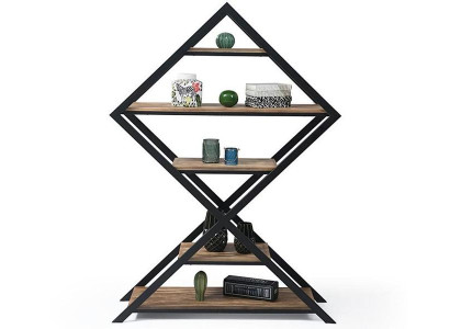 Bücherregal modernes Standregal Aktenregal Deko-Regal und Raumteiler für Büro