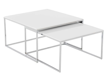 Modern Schwarz Hochwertig  Couchtisch 2x Couchtische Wohnzimmer Möbel Designer