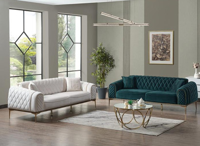 Sofagarnitur 3 2 Sitzer Wohnlandschaft Sofa Couch Polster Garnitur Sofas