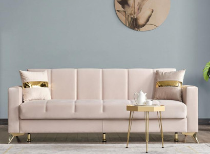 Sofa 3 Sitzer Luxus Design Sofas Polster Moderne Sitz Stoff Neu Möbel Couch