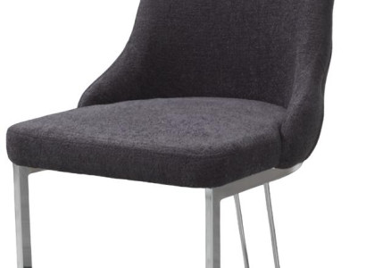 Luxus Esszimmerstuhl Stuhl Sitzer 1 Sitz Clubsessel Stoff Esszimmer Schwarz