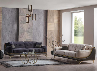 Komplett Set Sofagarnitur 3 2 Sitzer Design Sofa Couch Wohnlandschaft Modern