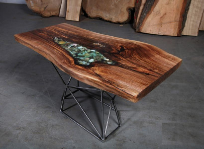 Couchtisch Braun Modern Design Holz Rechteckig Hochwertig Möbel Wohnzimmer