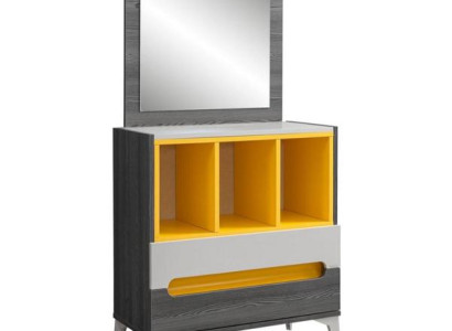 Kommode Jugendzimmer Kommoden Grau Sideboard Holz Einrichtung Schlafzimmer