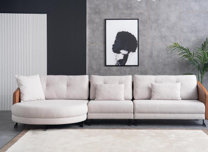 Ecksofa Couch Sofa L-Form Sofa Modular Kissen Modern Design Eckcouch