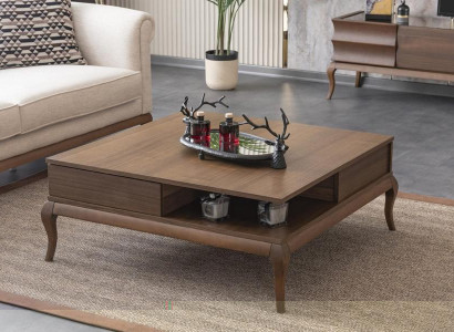 Couchtisch Quadratisch Holztisch Sofatisch Beistelltisch Mit Stauraum