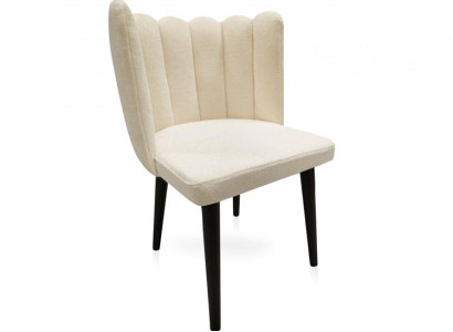 Designer Wohnzimmerstuhl Sessel Esszimmerstuhl Polsterstuhl Metallbeine