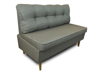 Sofa Doppelsofa Polsterung Couch Sitzcouch Mit Kissen Kariert 2 Sitzer