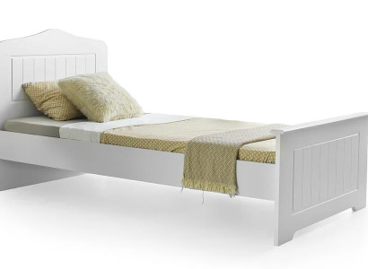 Einzelbett Stilvoll Schlichtes Design Komfortables Kinderzimmer Modernes Möbel