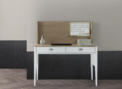 Moderner Schreibtisch Ablageflächen Stilvolles Design Weiß Büro Kinderzimmer