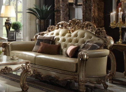 Sofa 3 Sitzer Luxus Sofa Barocksofa Chesterfield Königliches Klassisch