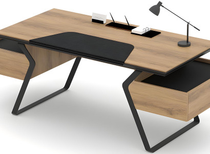 Schreibtisch Bürotisch Computertisch Arbeitszimmer Tisch 2 Schubladen