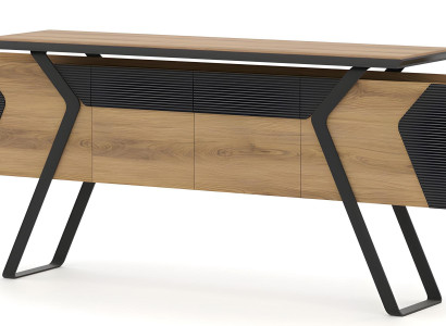 Sideboard Schrank Aktenschrank Büroschrank Arbeitszimmer Büromöbel Holz