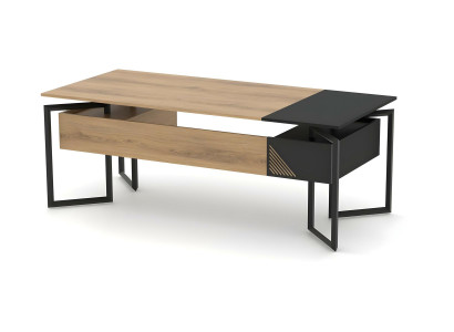 Bürotisch Schreibtisch Arbeitstisch Tisch 2 Schubladen Arbeitszimmer