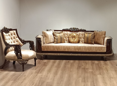 Garnitur Sofagarnitur 31 Sitzer Sofa Sessel Sofas Stoff Gruppe Wohnzimmer Sofort
