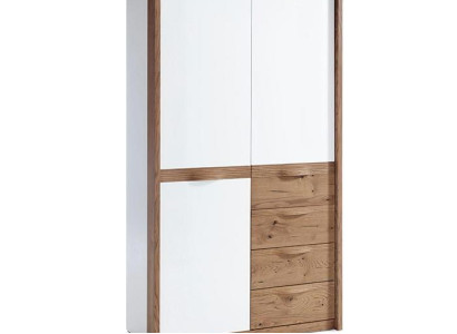 Schrank Kleiderkasten Hochschrank Stauraumschrank Wäscheschrank