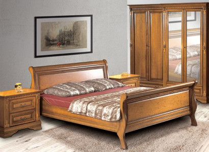 Schlafzimmer Designer Bett 2x Nachttische Luxuriöses Einrichtung Komplett