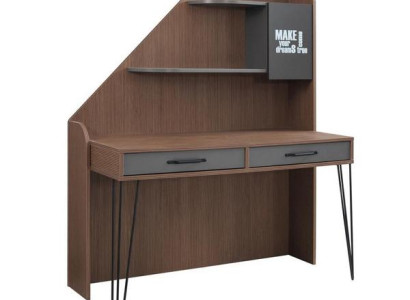 Braun Schreibtisch Designer Jugendzimmer Top-Qualität Möbel Holz Luxus Tische