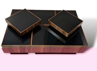 Wohnzimmertisch Couchtisch Beistelltisch Kaffeetisch Holz Moderne Luxus Möbel