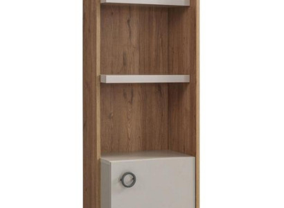 Elegantes braunes Bücherregal aus Holz für Wohnzimmer und Büro