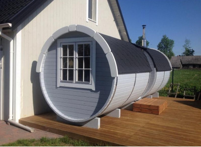 Fasssauna Holzsauna Saunafass Gartensauna Fasshütte Barrelsauna