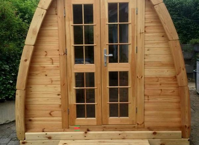 Gartensauna Saunahütte Holzsauna Naturholzsauna Außensauna Sauna Holzhaus