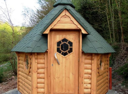 Saunahütte Sauna Saunahaus Outdoor-Sauna Holzsauna Gartensauna