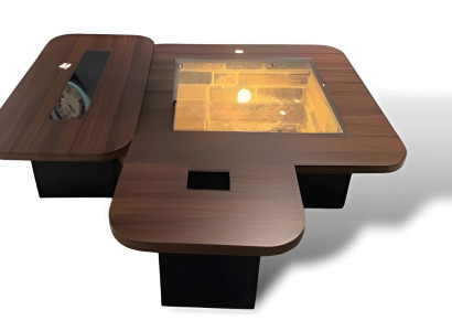 Wohnzimmertisch Set Couchtisch Exklusiv Holz Moderne Luxus Möbel 3tlg