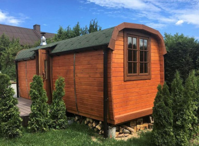Naturholzsauna Massivholzsauna Gartensauna Fasssauna Außensauna