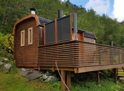 Holzsauna Gartensauna Outdoor-Sauna Saunahütte Wellnessfass Holzhaus