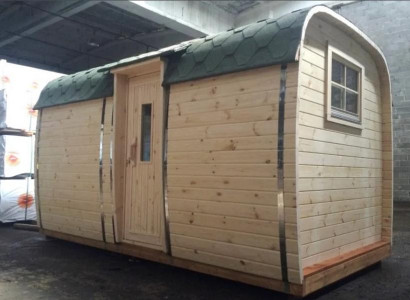 Massivholzsauna Naturholzsauna Holzsauna Außensauna Saunatonne Holzhaus