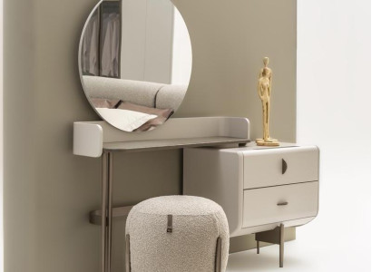 Schminktisch Set Konsole Spiegel Schlafzimmer Kommode Design Hocker Set