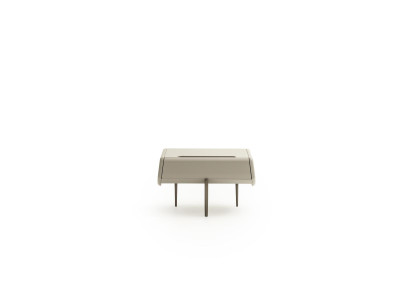 Schlafzimmer Nachttisch Beige Nachtkommode Beistelltisch Moderne Möbel