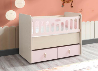 Modern Ausziehbares Kinderbett Luxuriöses Schlafzimmer Bett Holz Möbel Rosa